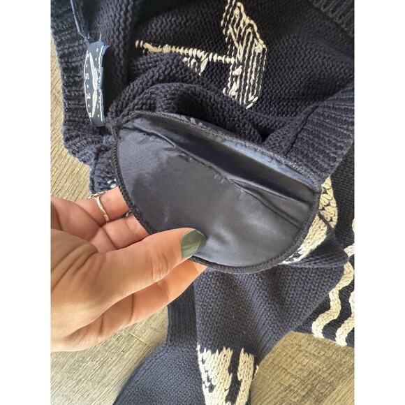 Vintage Best American Clothing Co Cotton Blend Nautical Button Cardigan Size S - Picture 14 of 16